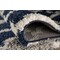 World Rug Gallery Cozy Moroccan Trellis Indoor Shag Runner Rug 2' x 7'2'' Navy 2525NAVY2X7 - alternate 4